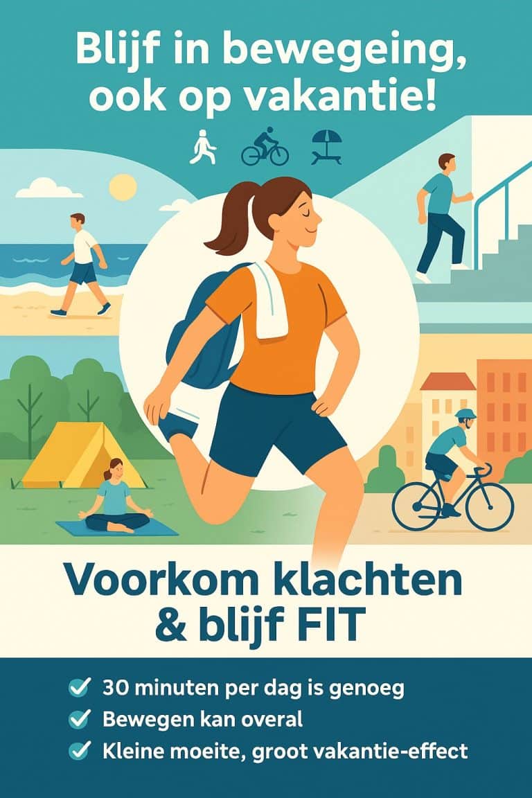 beweging op vakantie